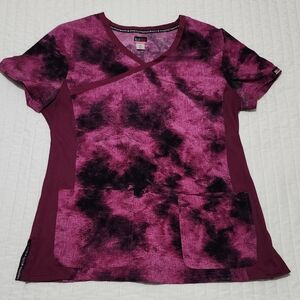 KOI LITE stretch scrub top.  "M"